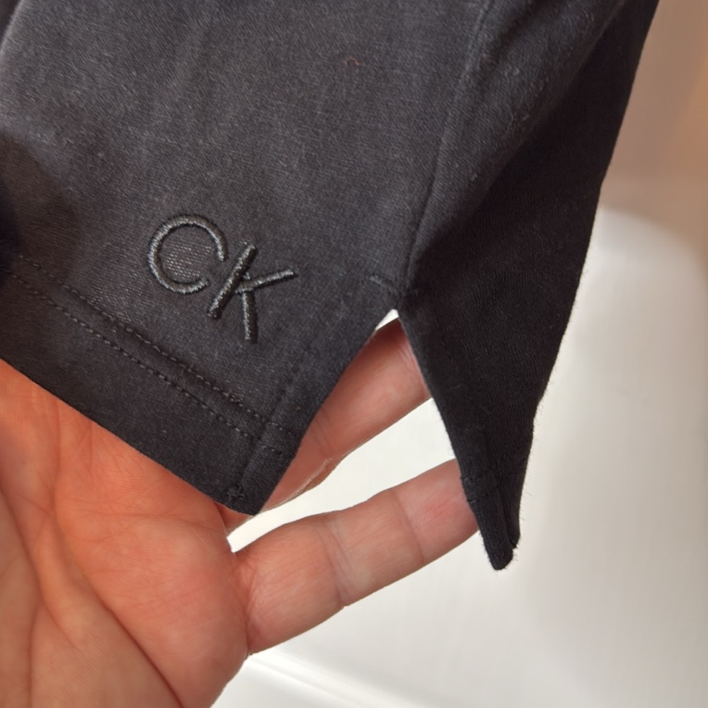 Calvin Klein Performance Solid Black T-Shirt Medi… - image 4